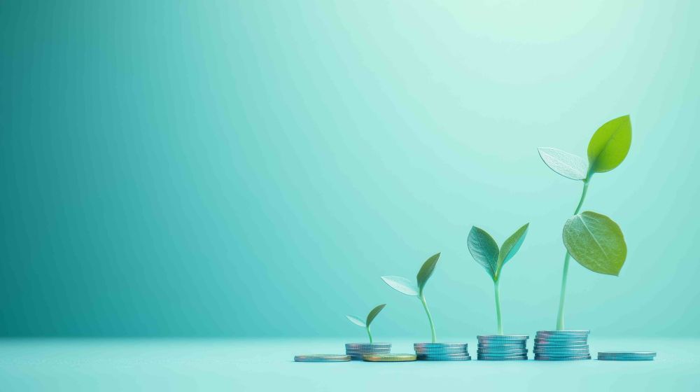 4impactdata - plants growing on coins time savings use case advisor CAS
